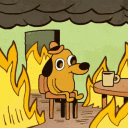 This Is Fine GIF