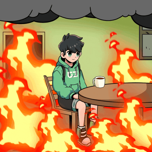This Is Fine This Is Fine Dog GIF