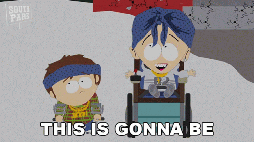 This Is Gonna Be Terrific Jimmy Valmer GIF. This 498 x 280 animated GIF is part of our south park timmy collection. Created by southpark. View the original…