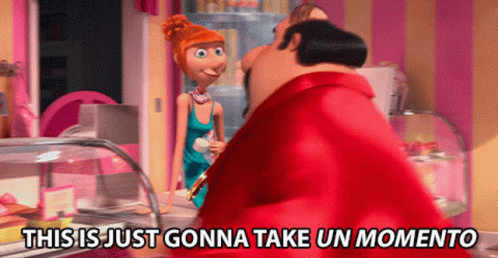 This Is Just Gonna Take Un Momento Kristen Wiig GIF. This 498 x 258 animated GIF is part of our lucie wilde collection. Created by MinionsMovie. View the…