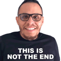 This Is Not The End Daniel Hernandez Sticker