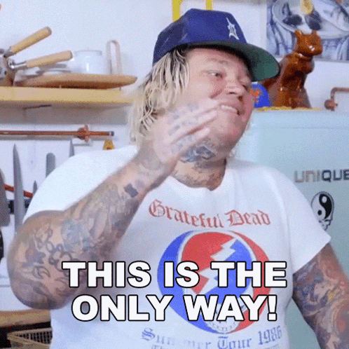 This Is The Only Way Matty Matheson GIF. This 498 x 498 animated GIF is part of our grateful dead collection. Created by MattyMatheson. View the original…