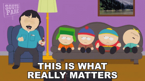 This Is What Really Matters Eric Cartman GIF. This 498 x 280 animated GIF is part of our mr meeseeks existence is pain collection. Created by southpark…