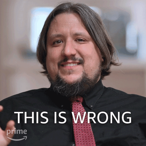 This Is Wrong Chad Harris GIF. This 498 x 498 animated GIF is part of our soylent green is people collection. Created by shinyhappypeopleonprime. View the…