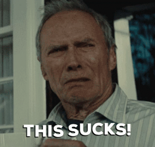 This Sucks Gran Torino GIF