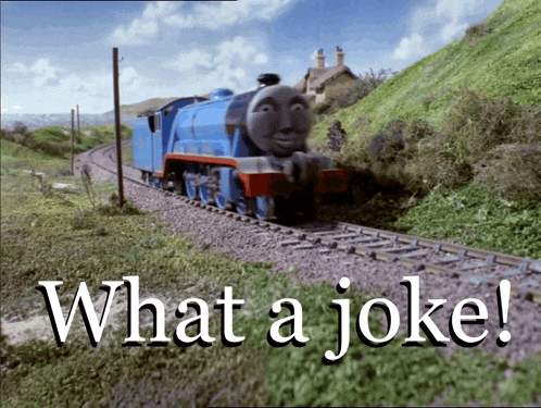 Thomas The Tank Engine Gordon Laugh Meme