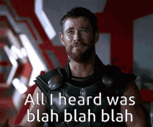 Thor All I Heard GIF