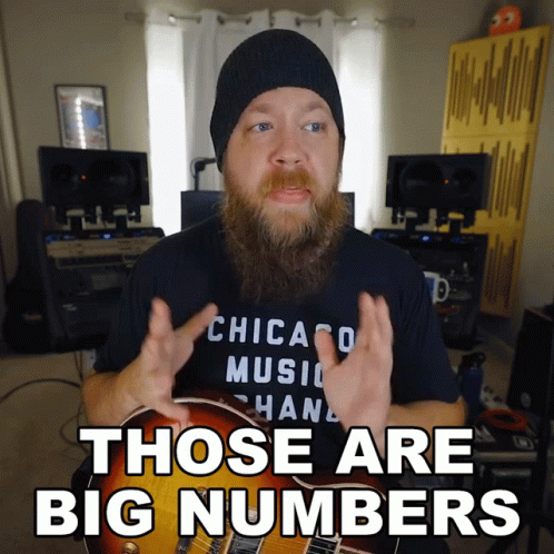 Those Are Big Numbers Ryan Bruce GIF. This 498 x 498 animated GIF is part of our those are rookie numbers collection. Created by riffsbeardsgear. View the…