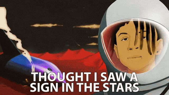 Thought I Saw A Sign In The Stars Iann Dior GIF