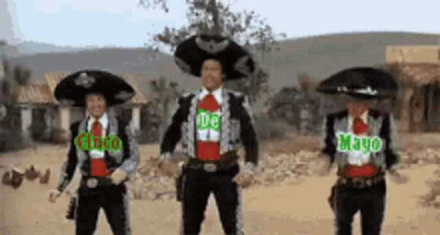 Three Amigos Cinco De Mayo GIF