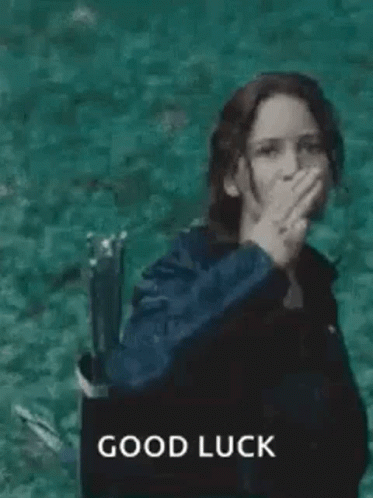 Three Finger Salute Good Luck GIF. This 373 x 498 animated GIF is part of our hunger games salute collection. Related themes include good luck. Created by…