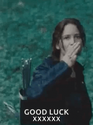 Three Finger Salute Good Luck GIF. This 373 x 498 animated GIF is part of our hunger games salute collection. Related themes include good luck. Created by…