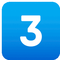 Three Symbols Sticker