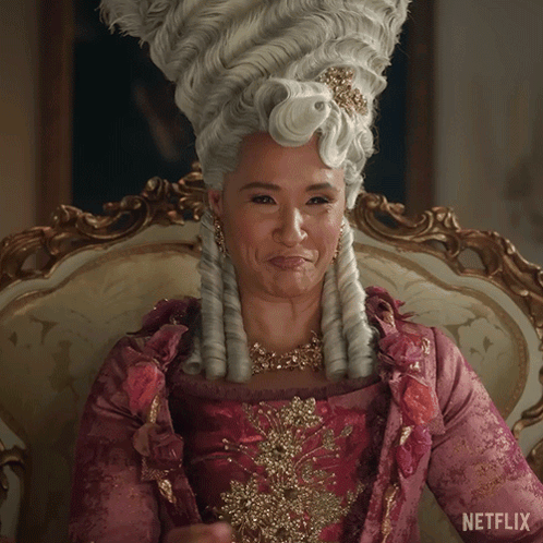 Thrilled Queen Charlotte GIF