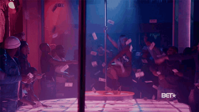 Throwing Money Stripper GIF