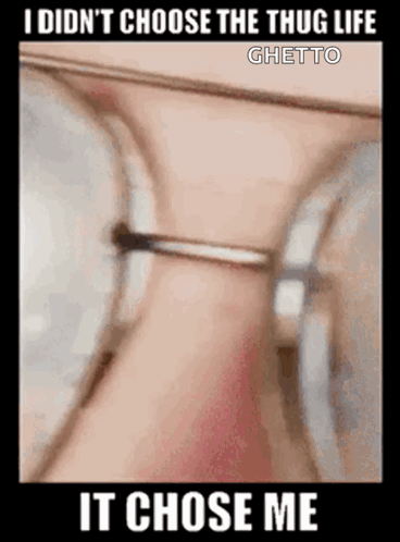 Thug Life I Didnt Choose GIF