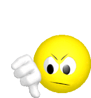 Thumbs Down Emoji Sticker
