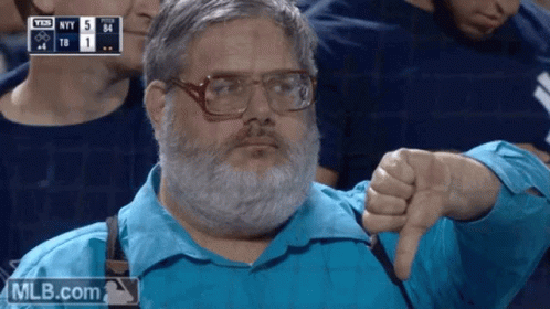 Thumbs Down Unimpressed GIF