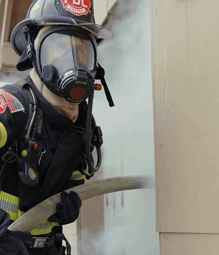Thumbs Up Firefighter GIF