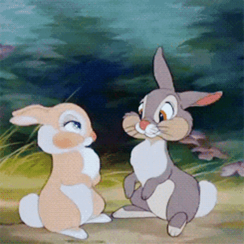 Thumper Love GIF. This 498 x 498 animated GIF is part of our tambor bambi collection. Related themes include love. Created by GirlofFlynn. View the original…