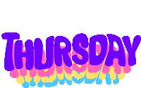 Thursday Happy Thursday Sticker