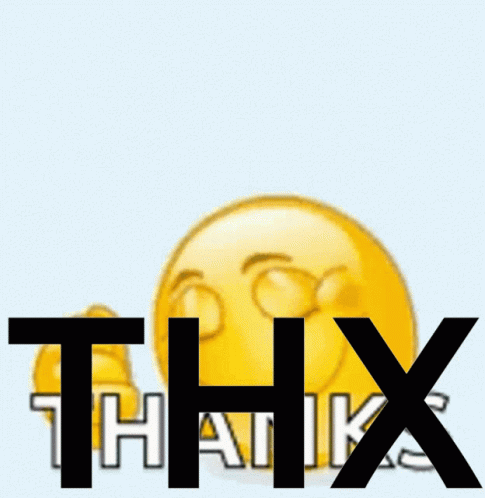 Thx Emoji Thx GIF