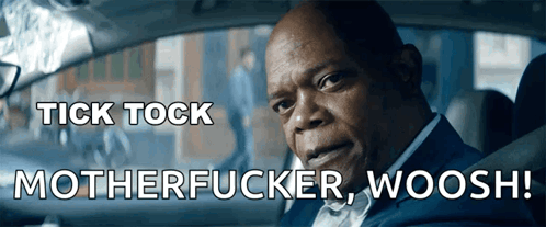 Tick Tock Samuel L Jackson GIF