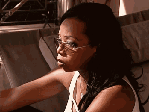 Tiffany Pollard Smoking GIF