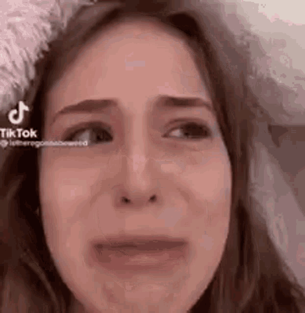 Tiktok White Girl Ugly Crying GIF