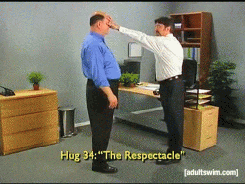 Tim And Eric Business Hugs GIF