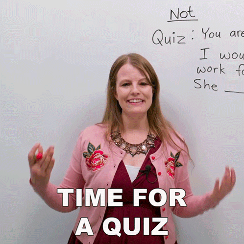 Time For A Quiz Emma GIF. This 498 x 498 animated GIF is part of our quiz time collection. Created by engvid. View the original animation, share it, or…