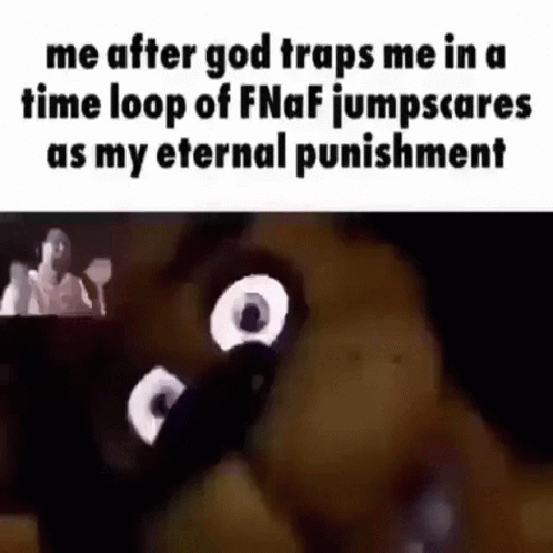 Time Loop Of Fnaf Jumpscares Eternal Punishment GIF. This 498 x 498 animated GIF is part of our five nights at freddys jumpscare collection. Created by…