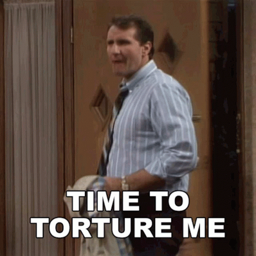 Time To Torture Me Im Home Al Bundy GIF. This 498 x 498 animated GIF is part of our shoot me kid collection. Created by SPTV. View the original animation…