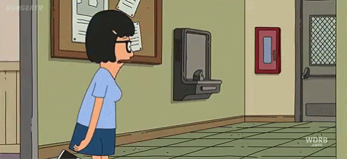 Tina Belcher Running GIF