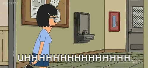 Tina Belcher Running GIF