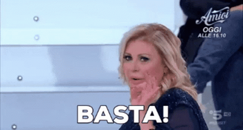 Tina Cipollari Basta GIF. This 498 x 266 animated GIF is part of our tina cipollari collection. Created by Nefertari77. View the original animation, share…