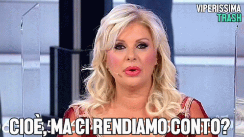Tina Cipollari Viperissima Uominiedonne Trash Gif Reaction Tv GIF. This 498 x 281 animated GIF is part of our tina cipollari collection. Created by…