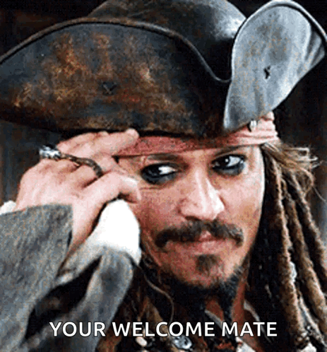 Tip Hat Jack Sparrow GIF
