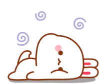 Tired Listless Sticker