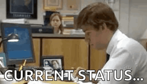 Tired Office GIF