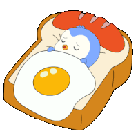 Tired Sleep Sticker