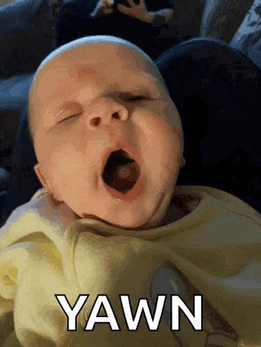 Tired Yawn GIF