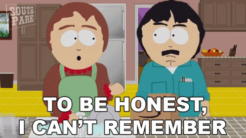 To Be Honest I Cant Remember Sharon Marsh GIF. This 498 x 280 animated GIF is part of our i have no memory of this place collection. Created by southpark…