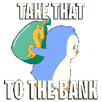 To The Bank Straight To The Bank Sticker