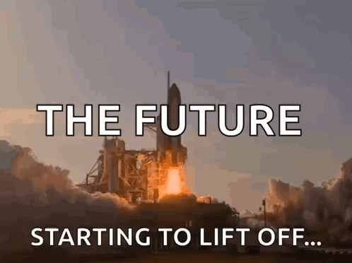 To The Moon Taking Off GIF