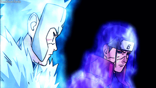 Tobirama E Hashirama Hokages GIF