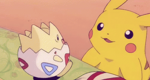 Togepi Hug GIF. This 498 x 266 animated GIF is part of our pikachu and togepi collection. View the original animation, share it, or browse related GIFs.