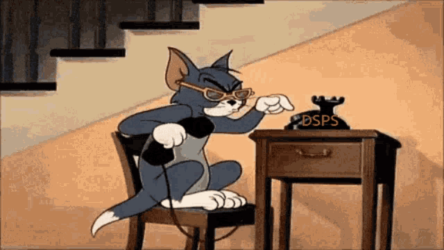 Tom And Jerry Calling GIF