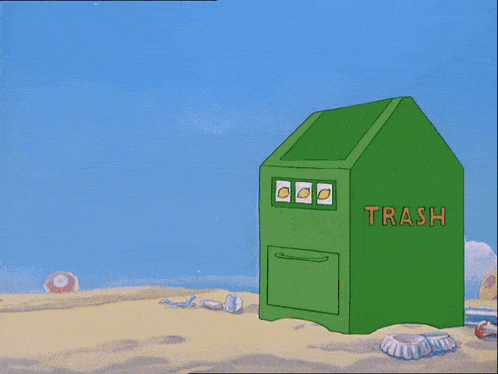 Tom And Jerry Garbage GIF