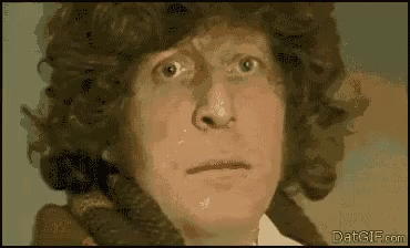 Tom Baker Creepy GIF. This 370 x 224 animated GIF is part of our i can fap to this collection. Related themes include creepy, smile. Created by LKuhn83…